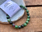 Ruby In Zoisite Tumbled Bracelet