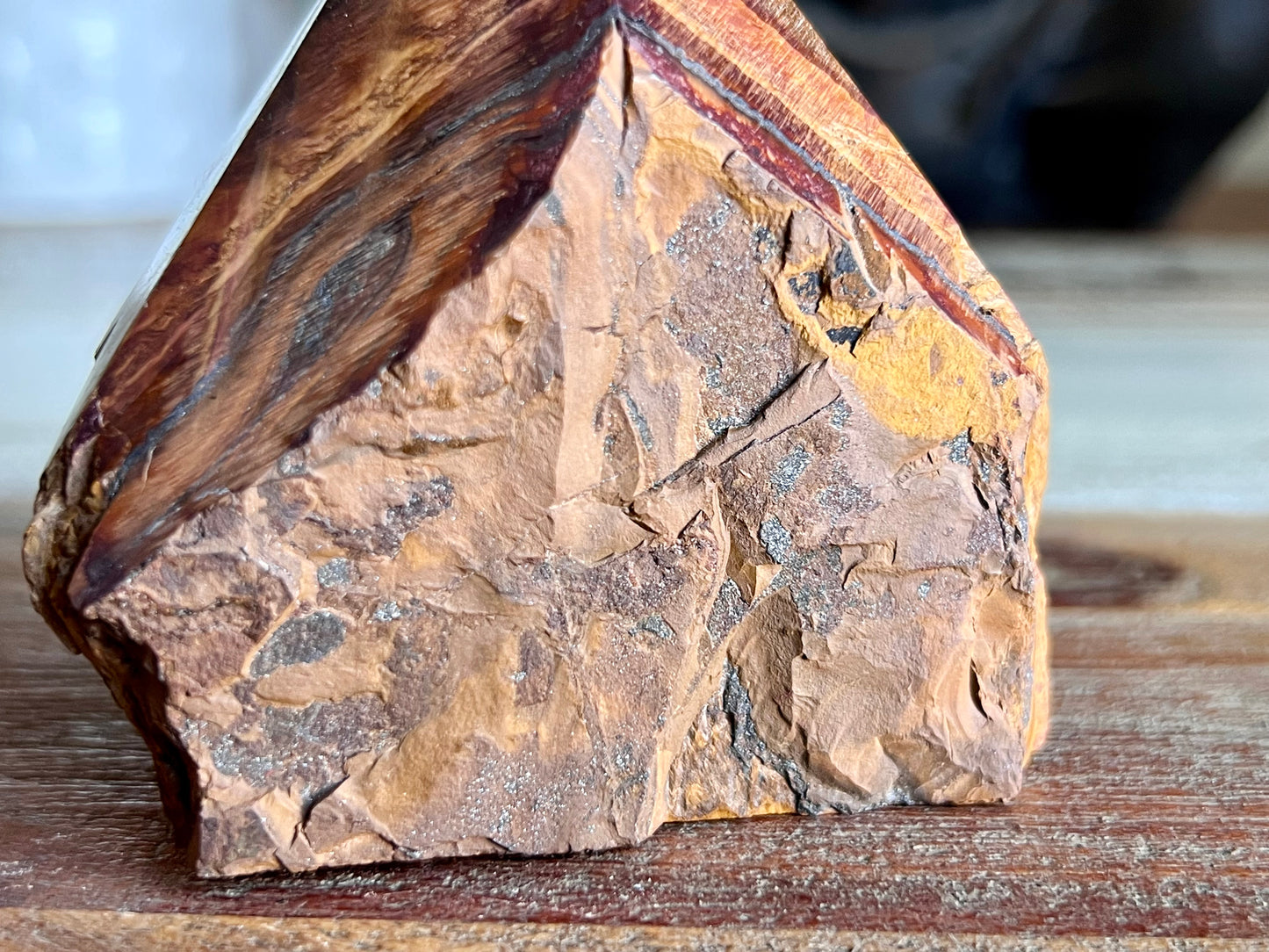 Tiger Eye Rough/ Polished Point