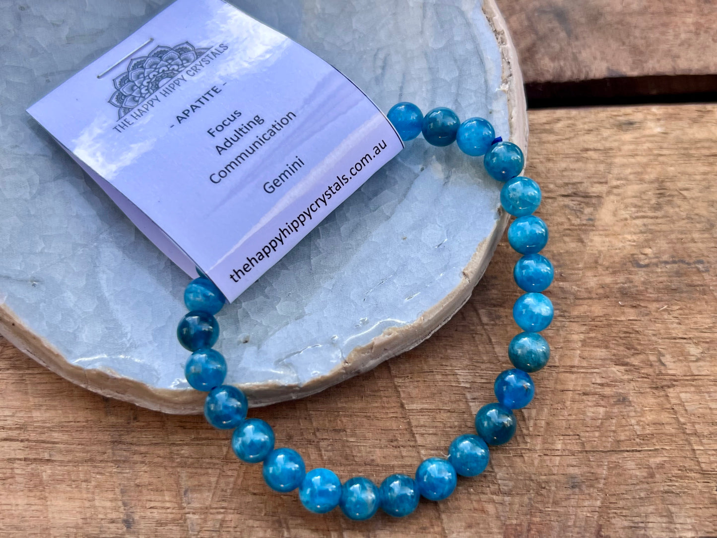 Apatite Tumbled Bracelet