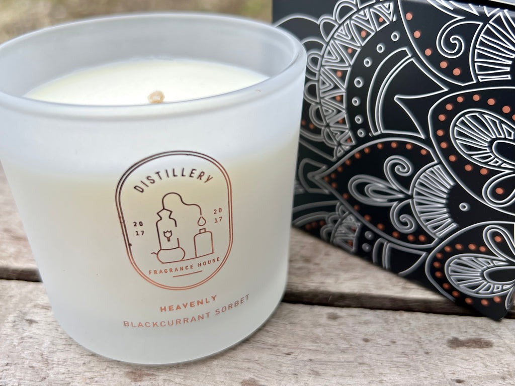 Distillery Small Soy Candle - Heavenly Blackcurrant Sorbet