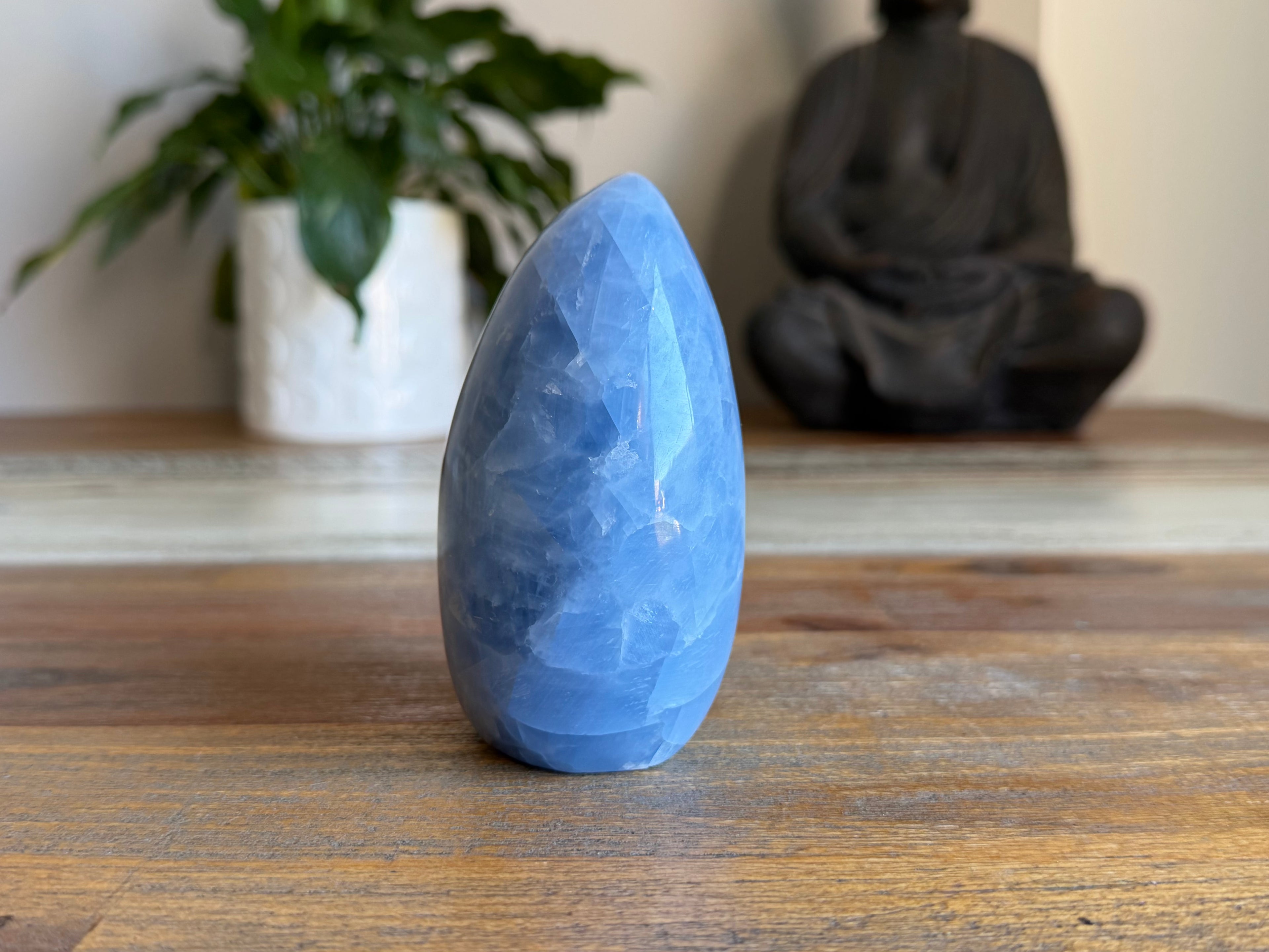 Blue Calcite Freeform