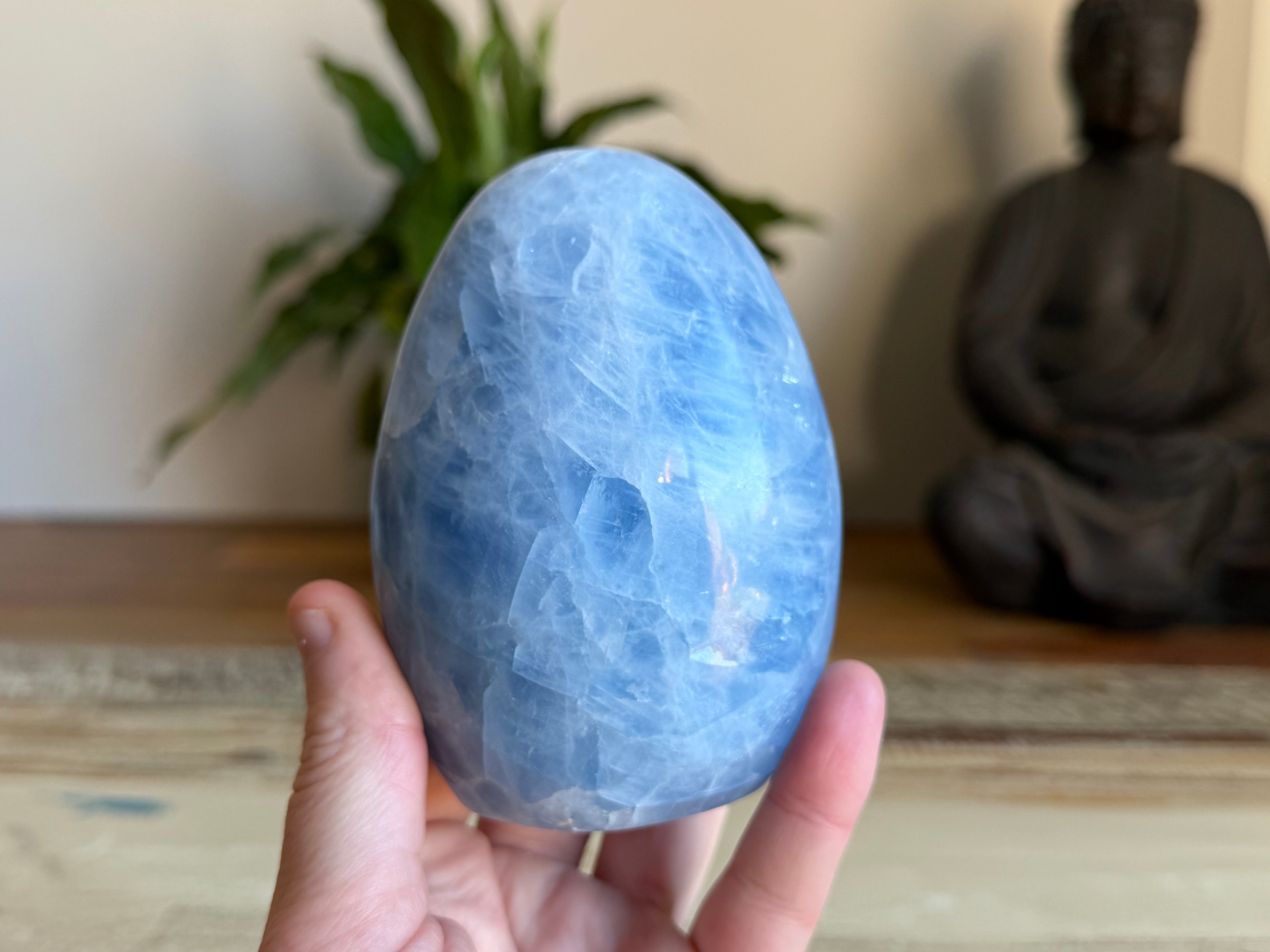 Blue Calcite Freeform