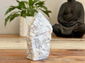 White Howlite Rough/ Polished Point