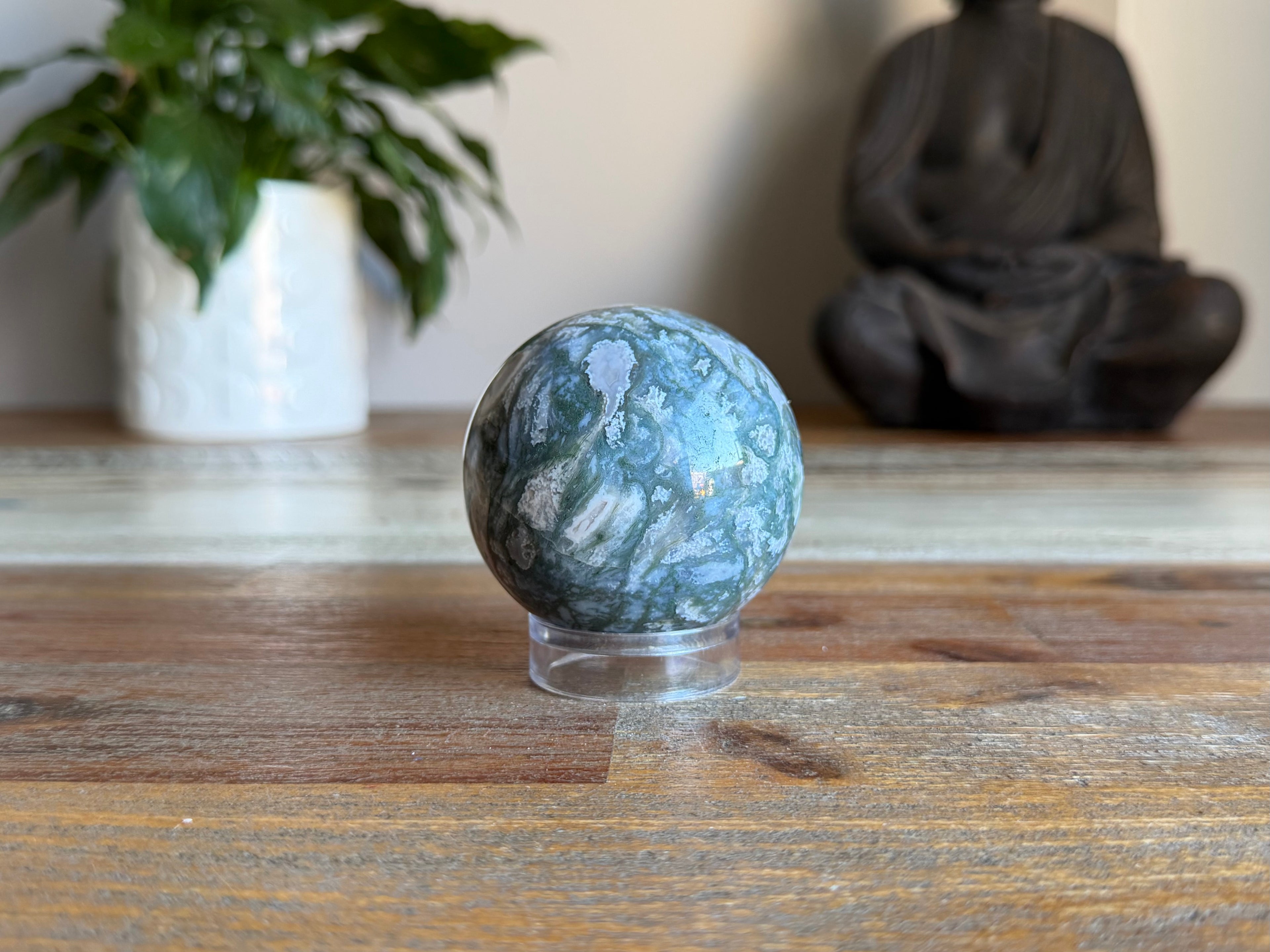 Moss Agate Sphere