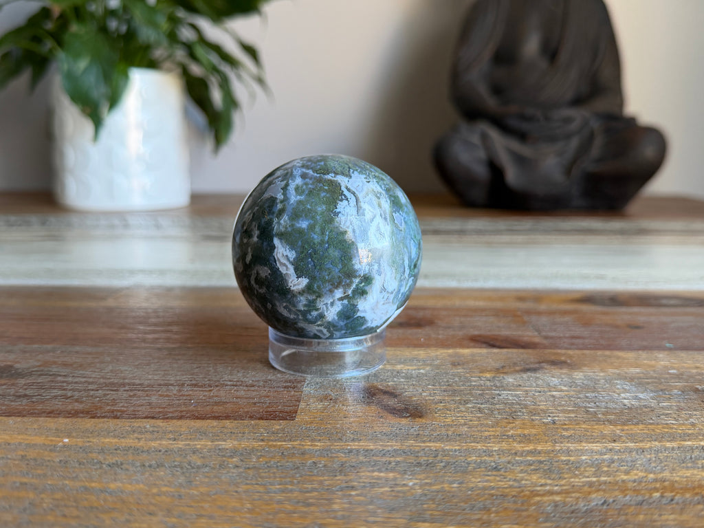 Moss Agate Sphere