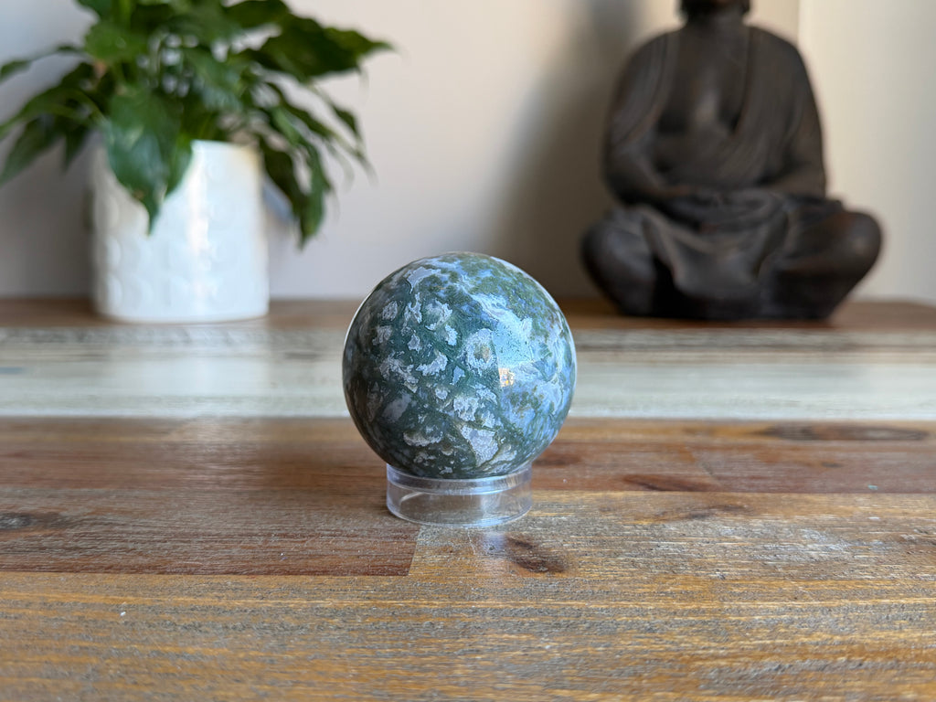 Moss Agate Sphere