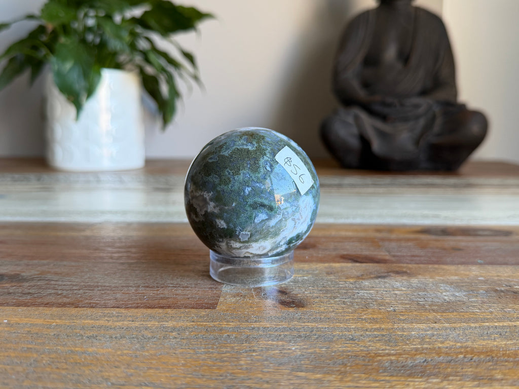 Moss Agate Sphere