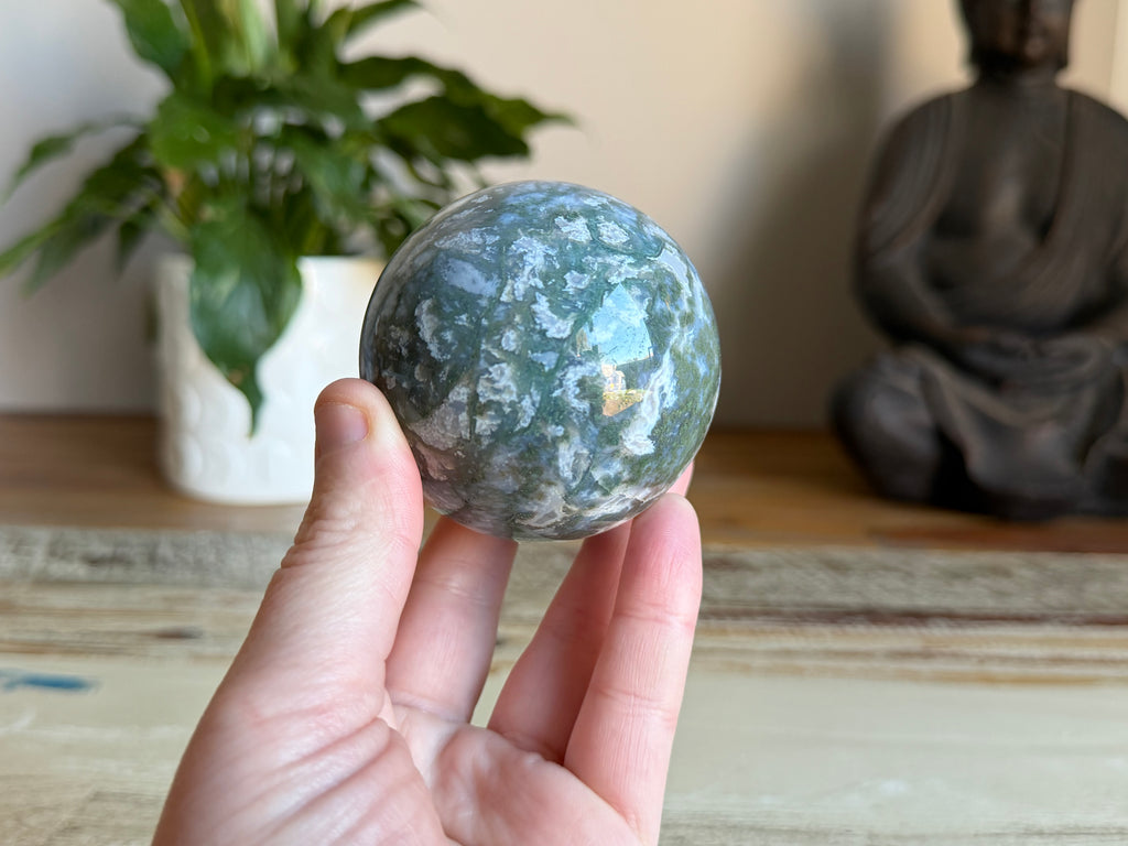 Moss Agate Sphere