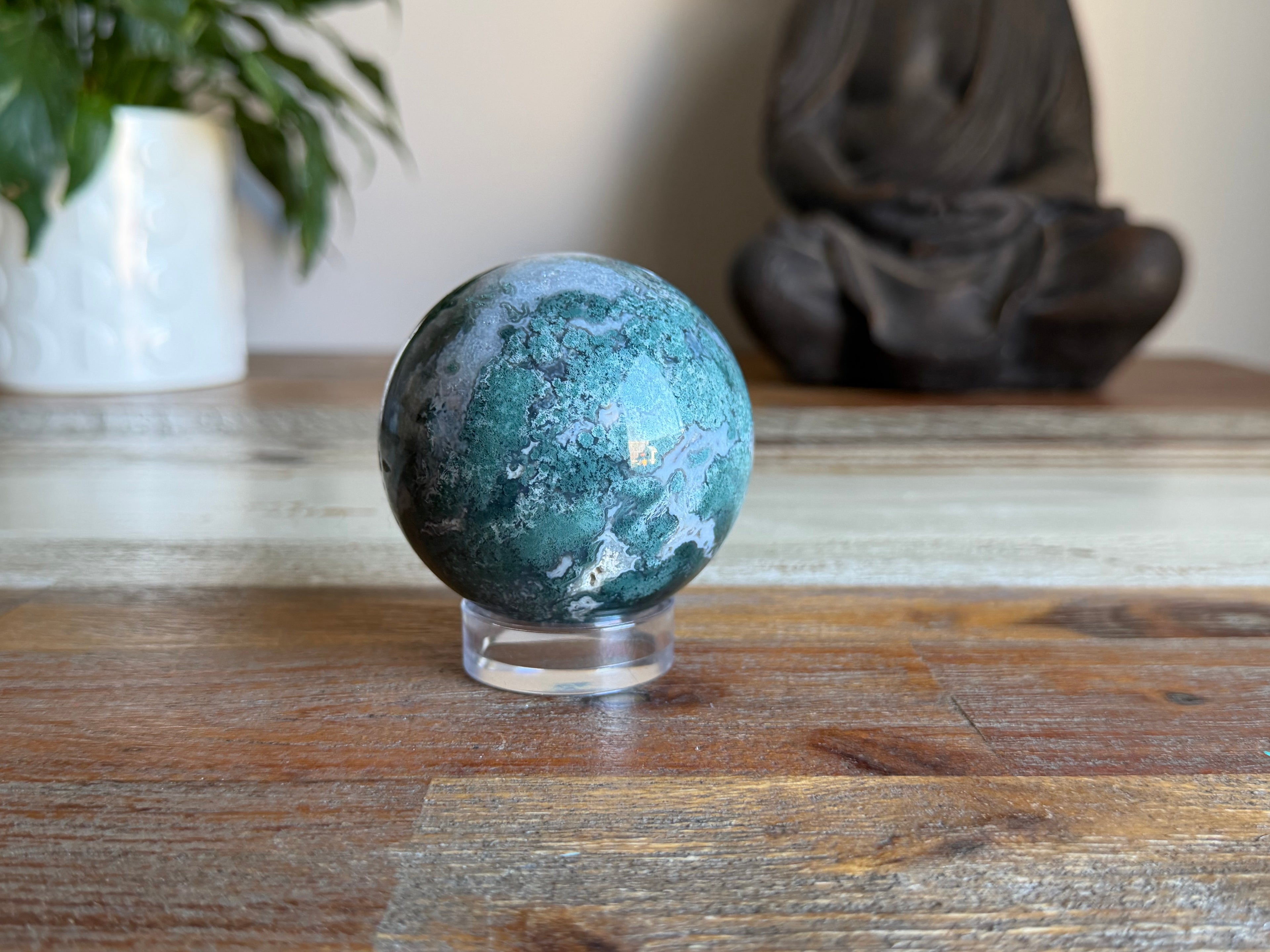 Moss Agate Sphere