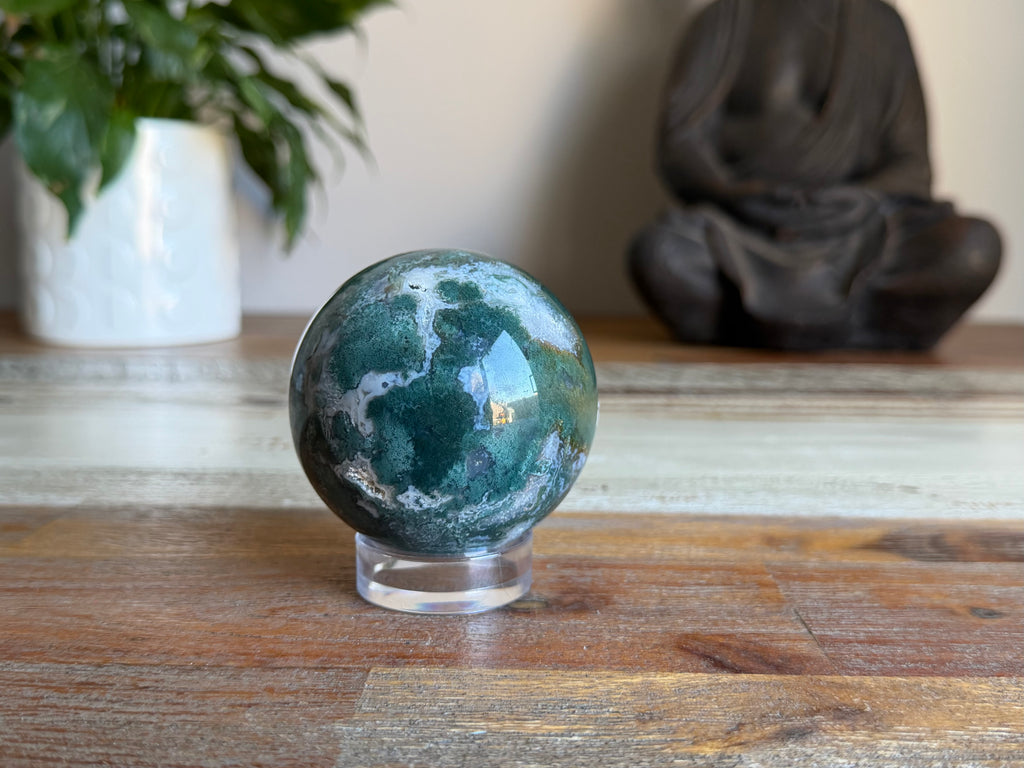 Moss Agate Sphere