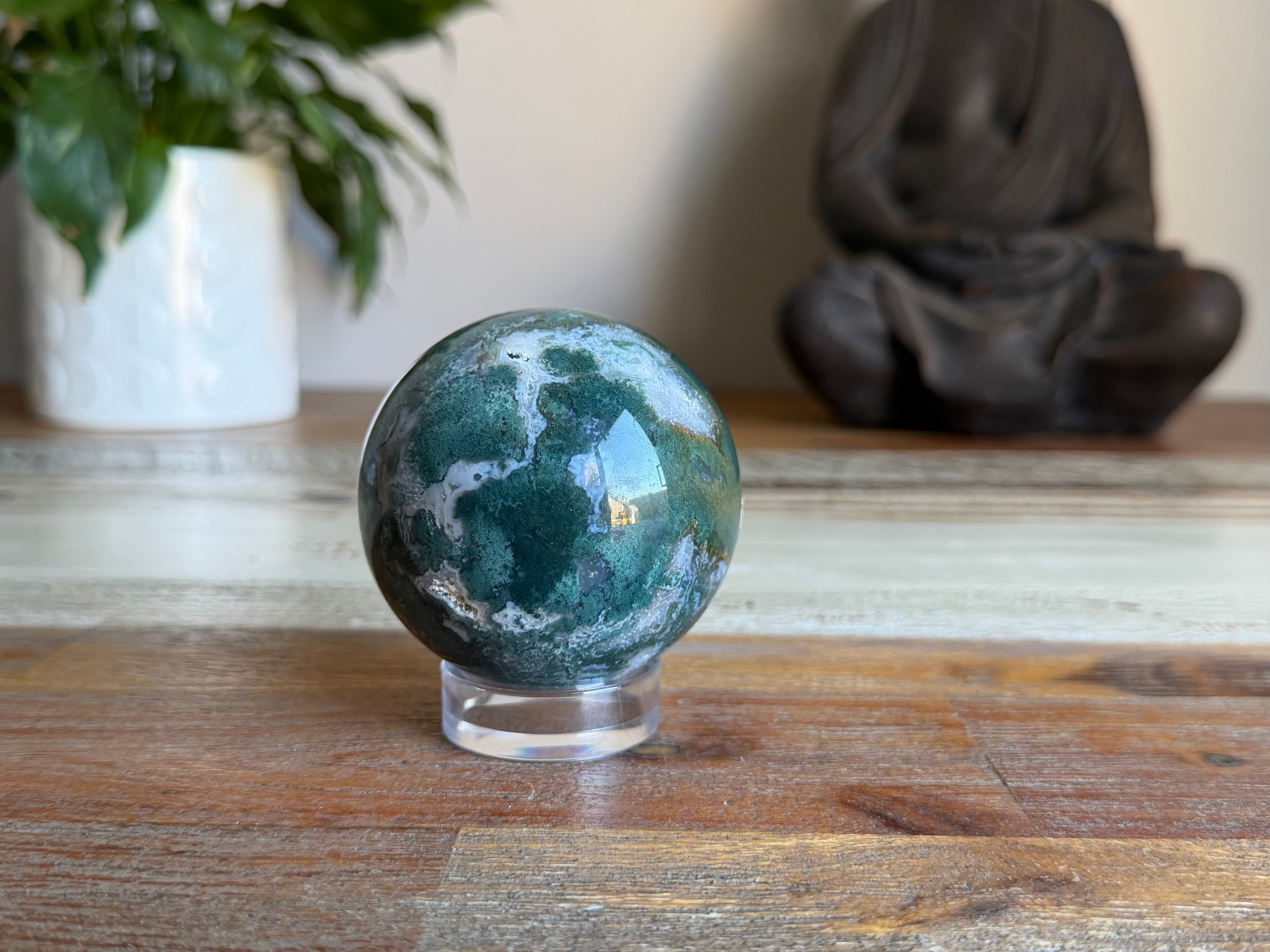 Moss Agate Sphere
