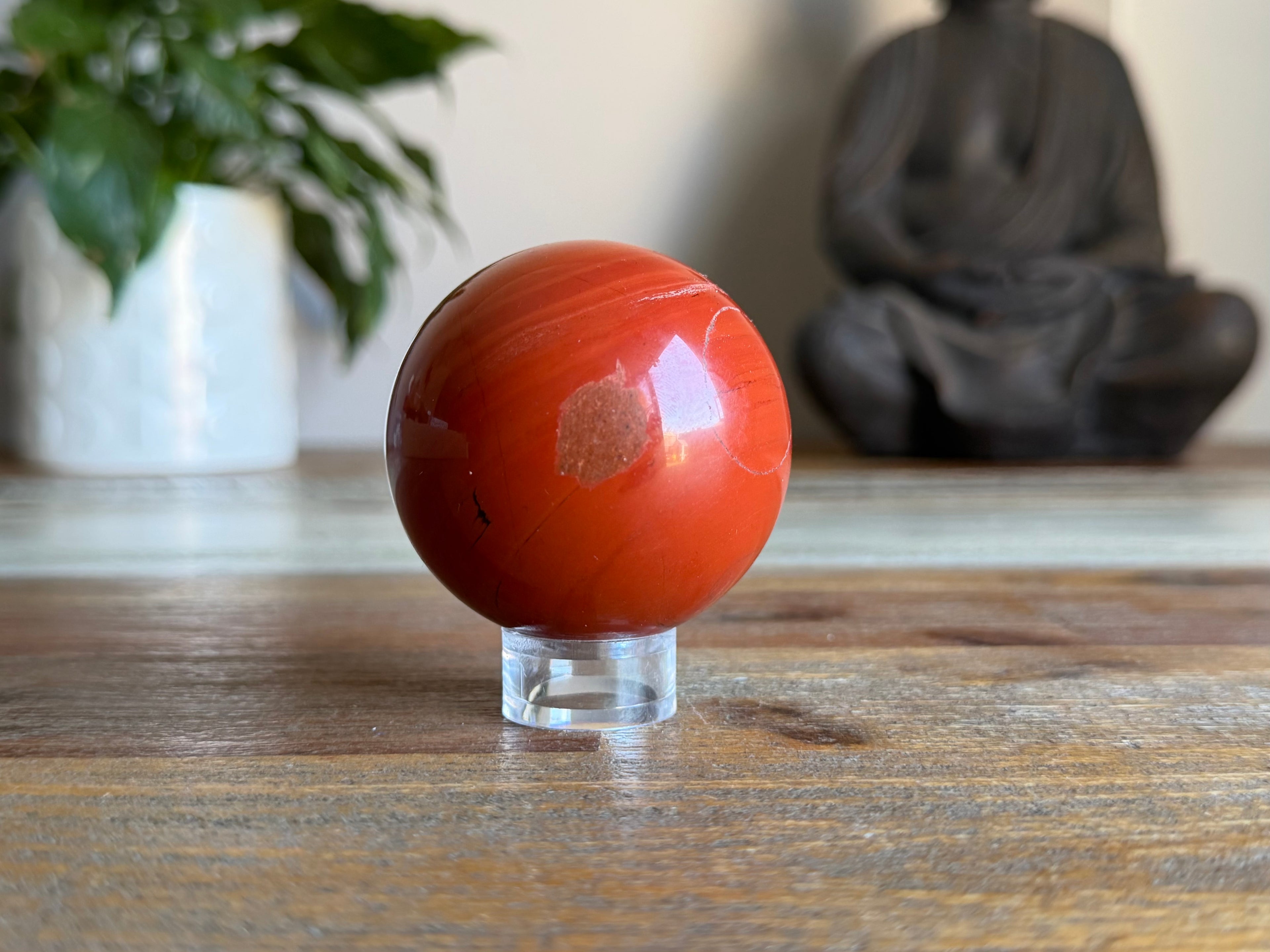 Red Jasper Sphere