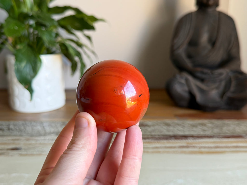 Red Jasper Sphere