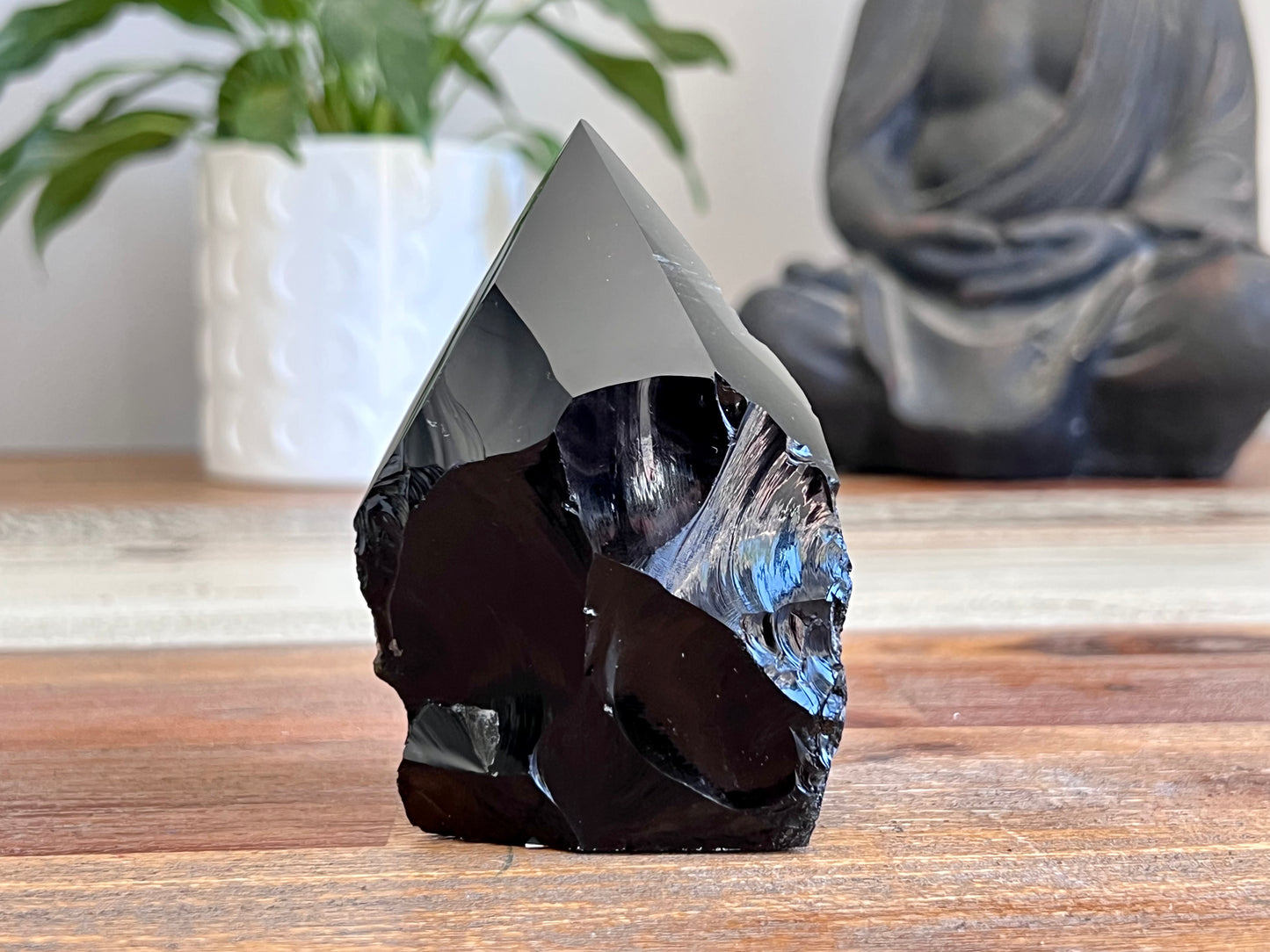 Obsidian Rough/ Polished Point