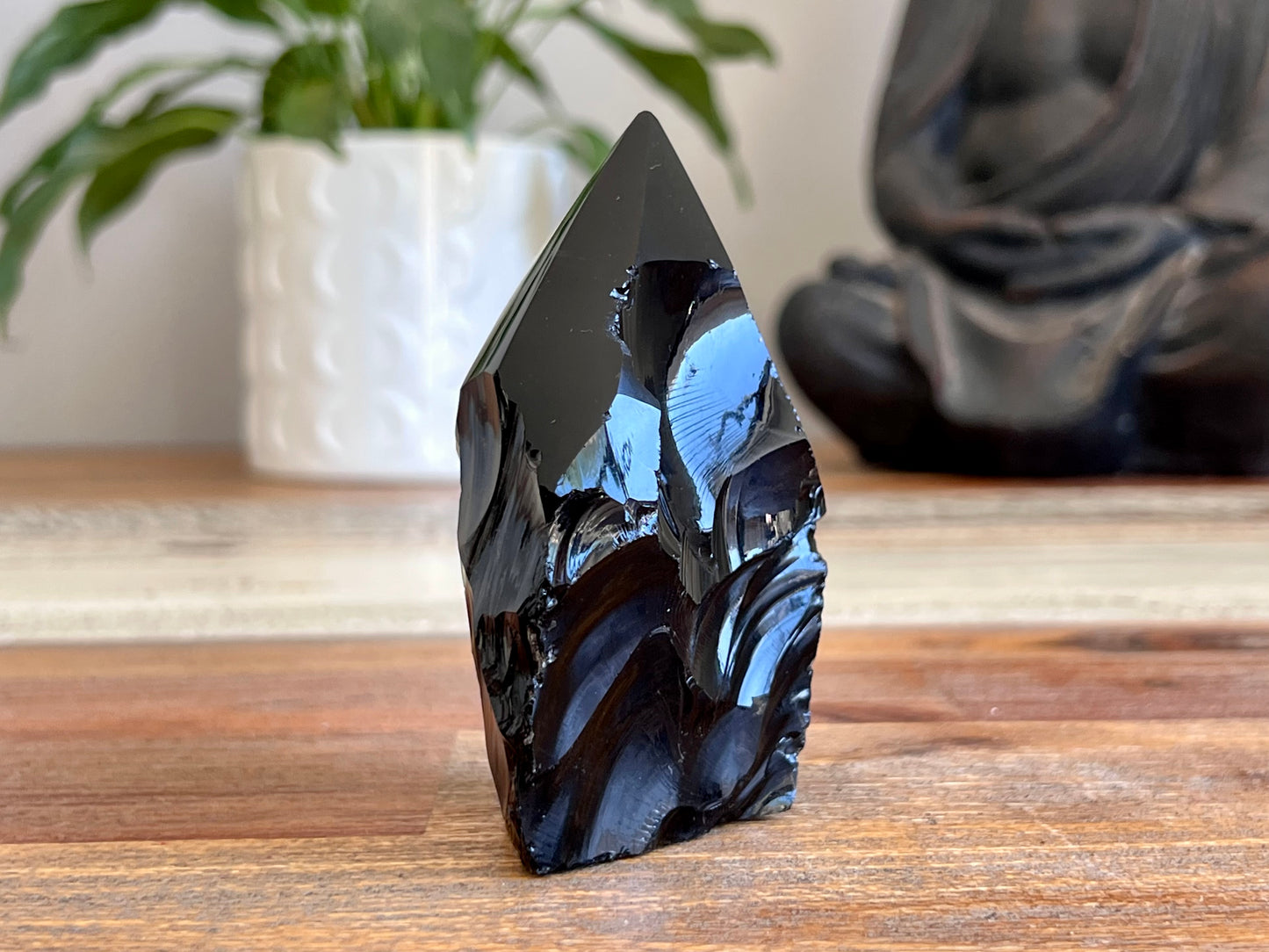 Obsidian Rough/ Polished Point