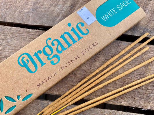 Organic Goodness Incense Sticks - White Sage