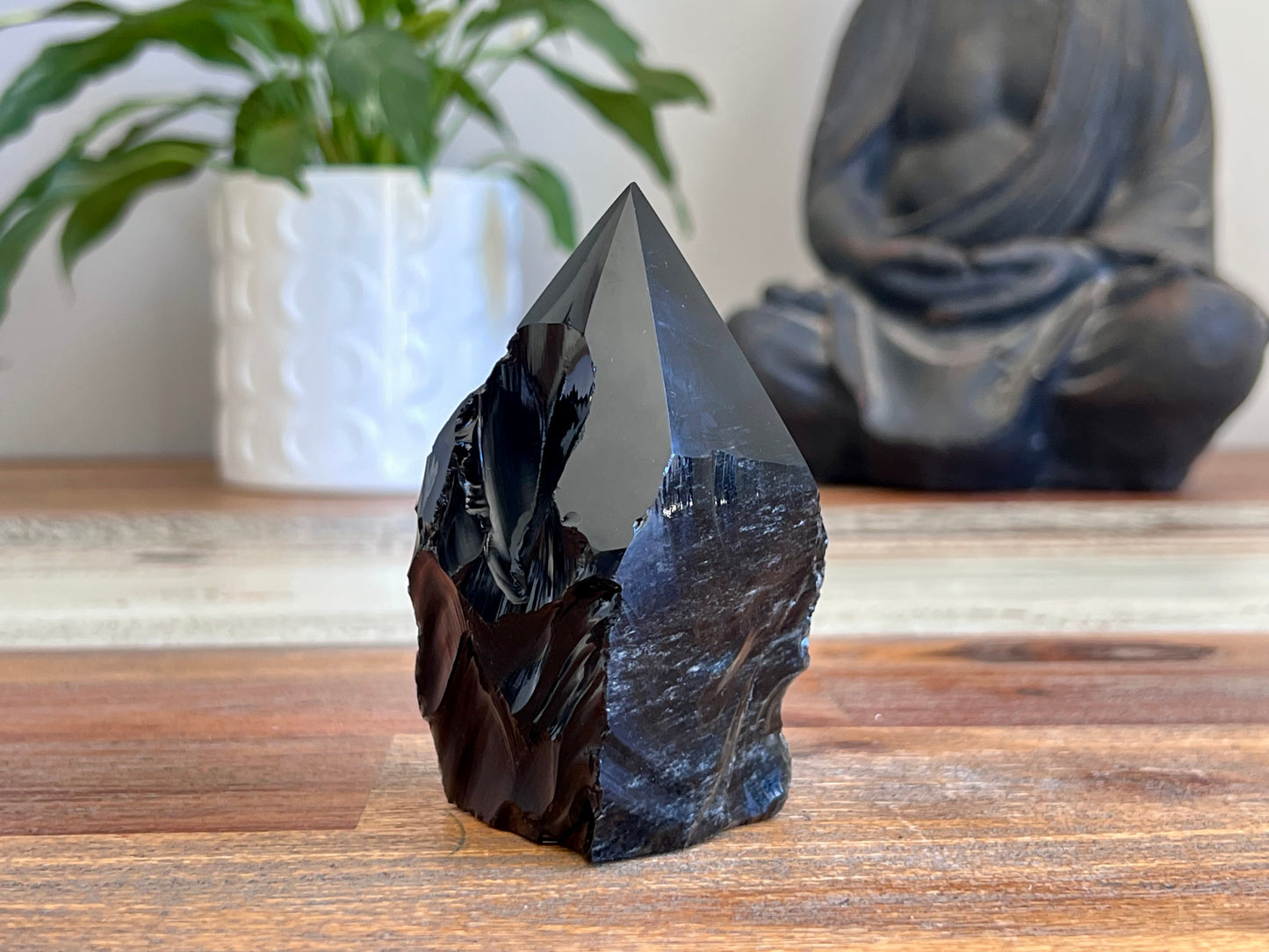 Obsidian Rough/ Polished Point