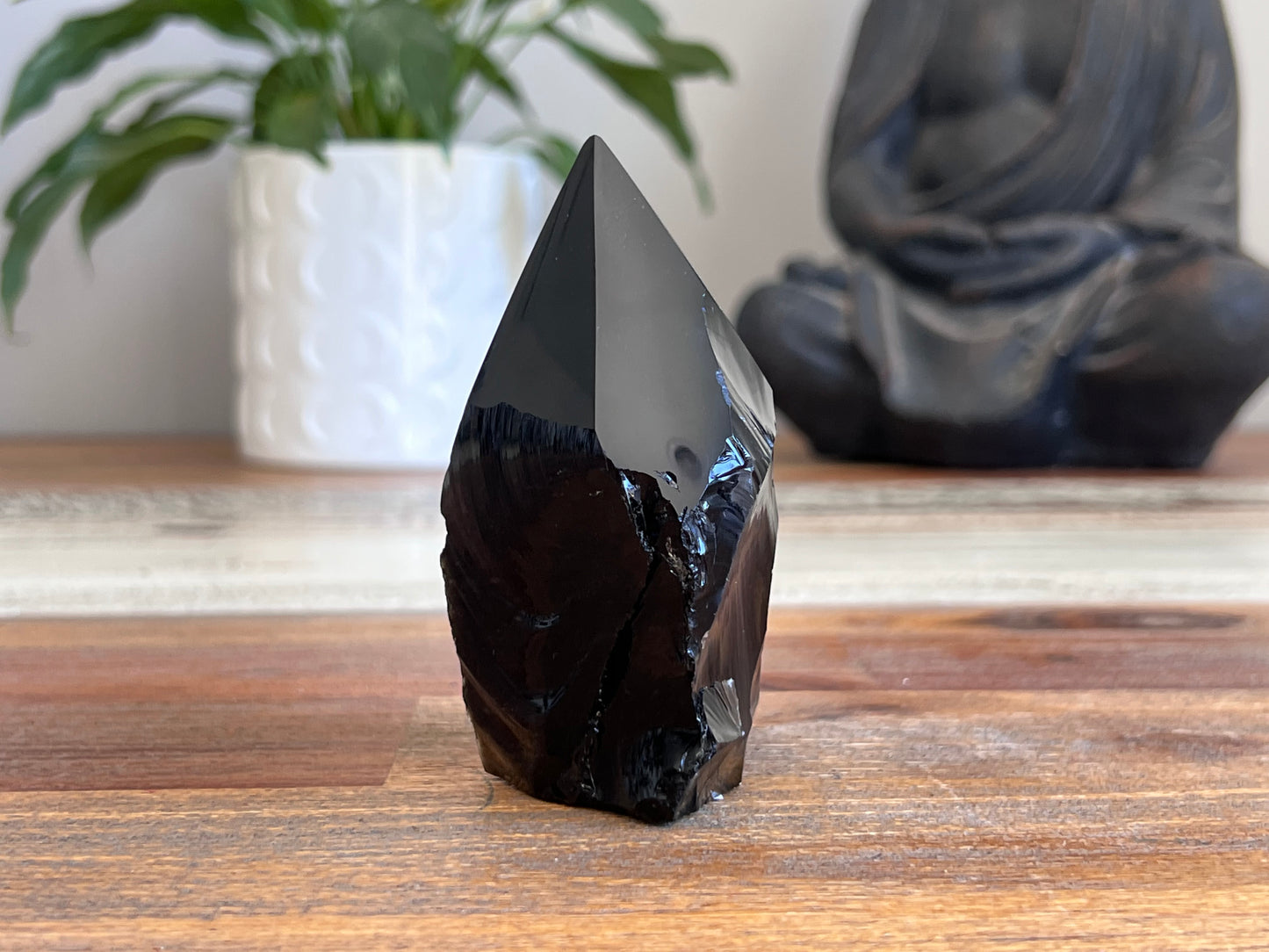 Obsidian Rough/ Polished Point