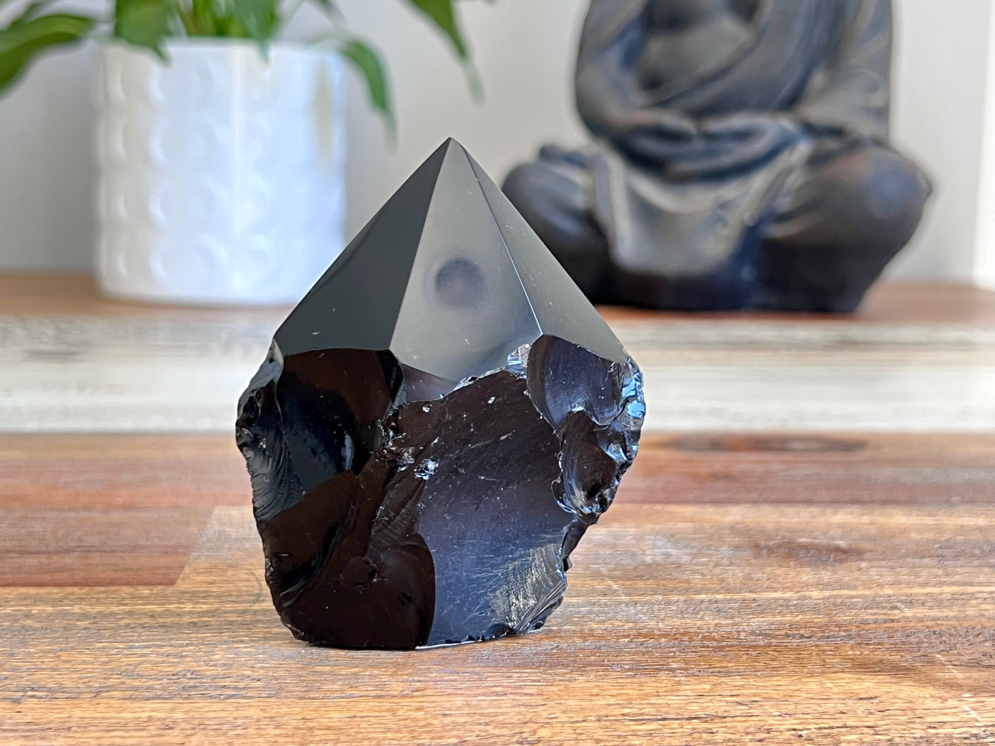 Obsidian Rough/ Polished Point