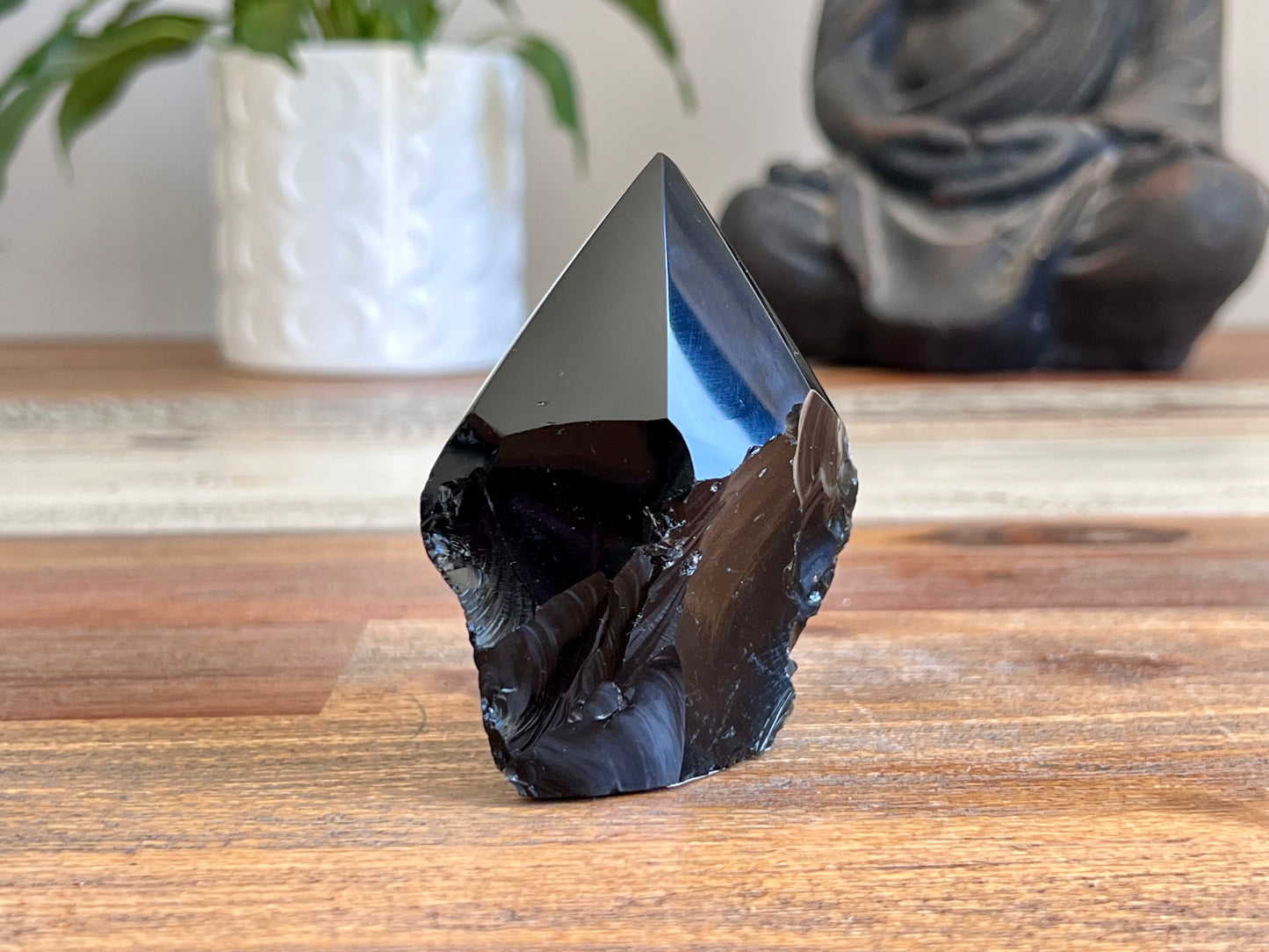 Obsidian Rough/ Polished Point