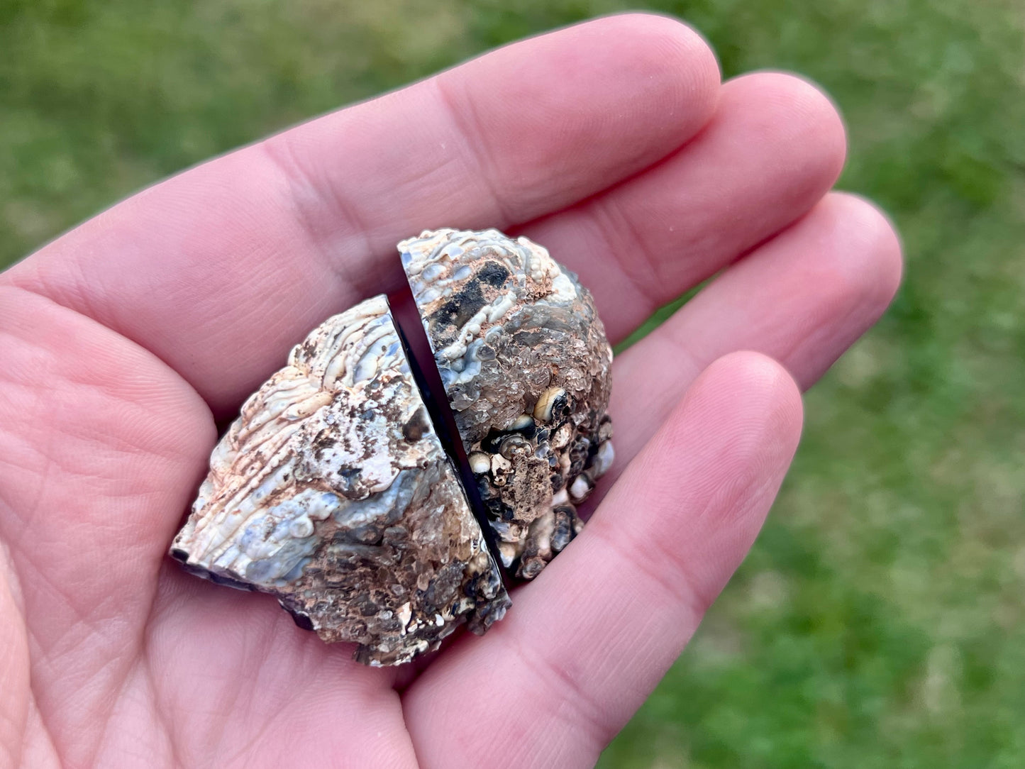 Agate Fairy Cave Pair