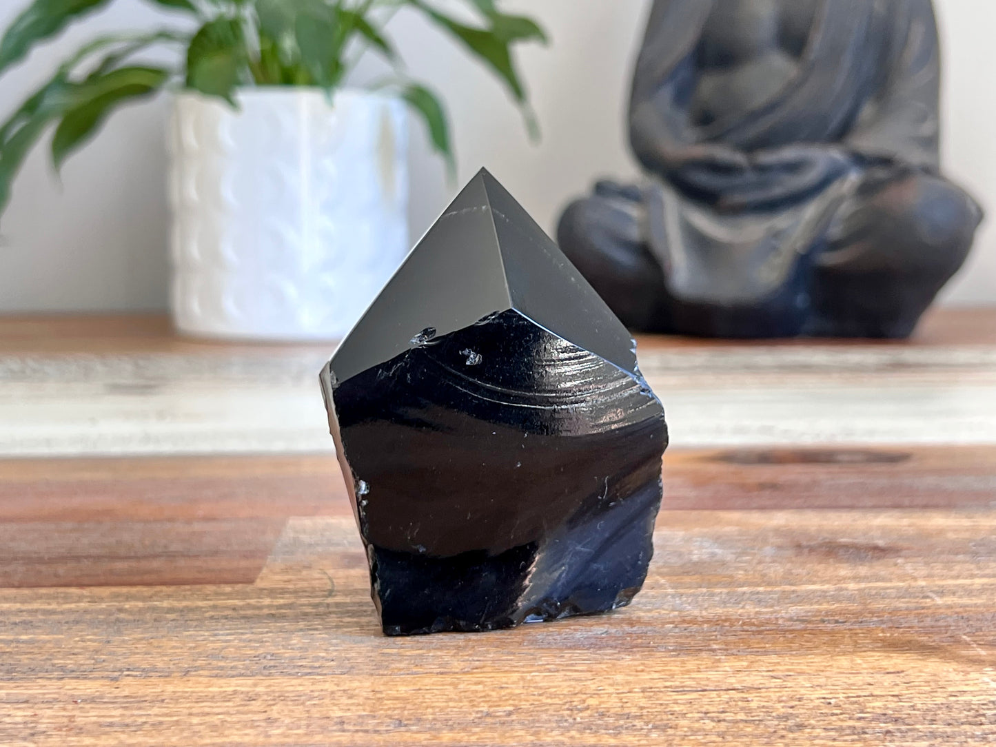Obsidian Rough/ Polished Point