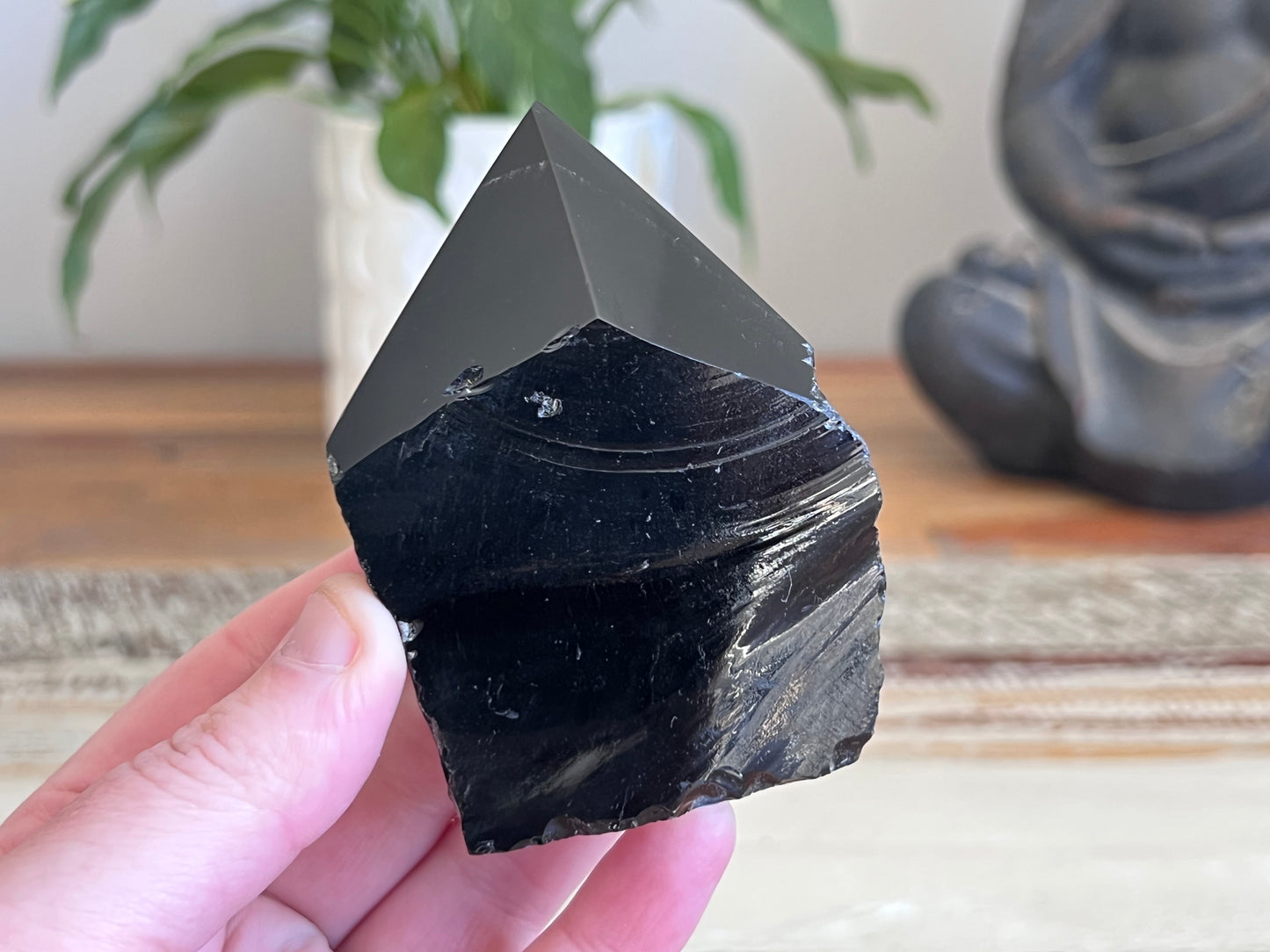 Obsidian Rough/ Polished Point