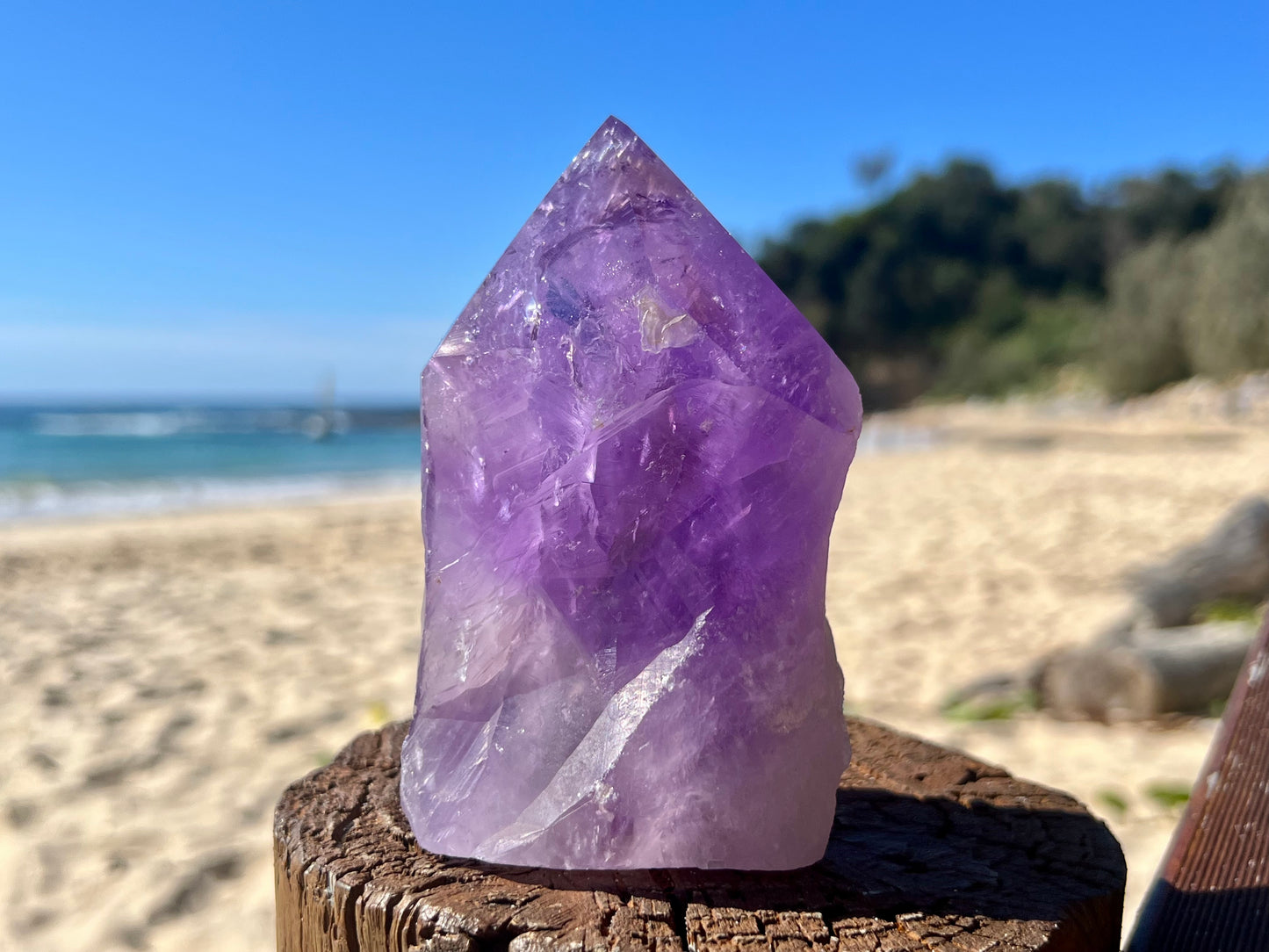 Amethyst Rough/ Polished Point