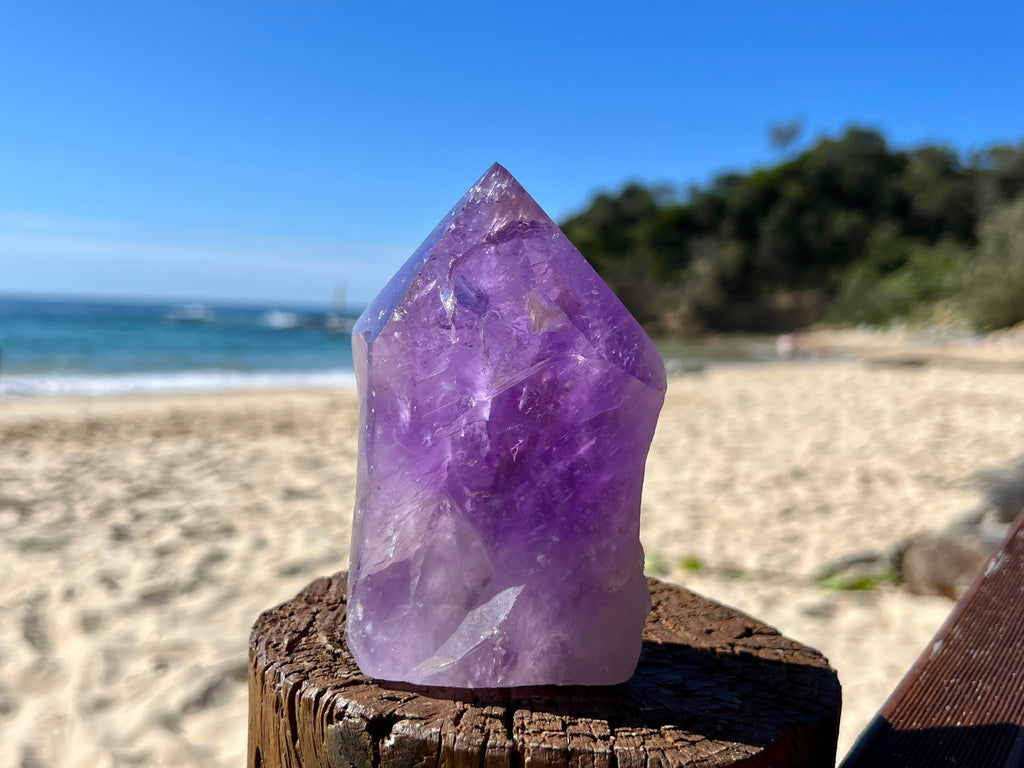 Amethyst Rough/ Polished Point