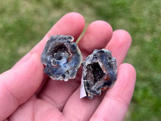 Agate Fairy Cave Pair