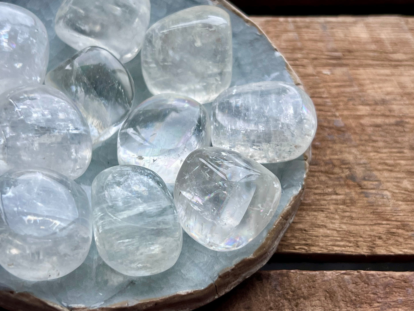 Clear Calcite Tumbled Stone