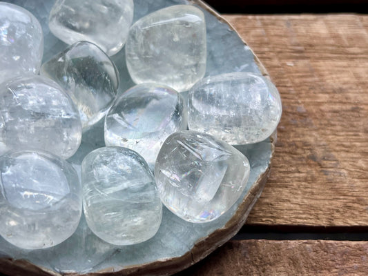 Clear Calcite Tumbled Stone