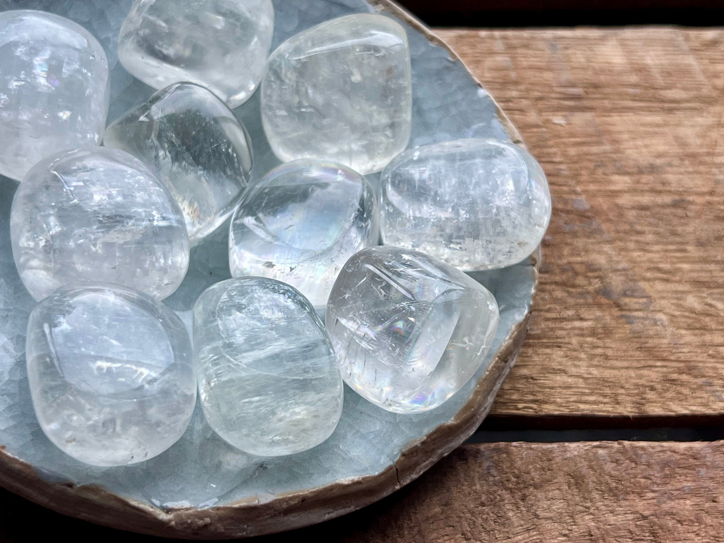 Clear Calcite Tumbled Stone