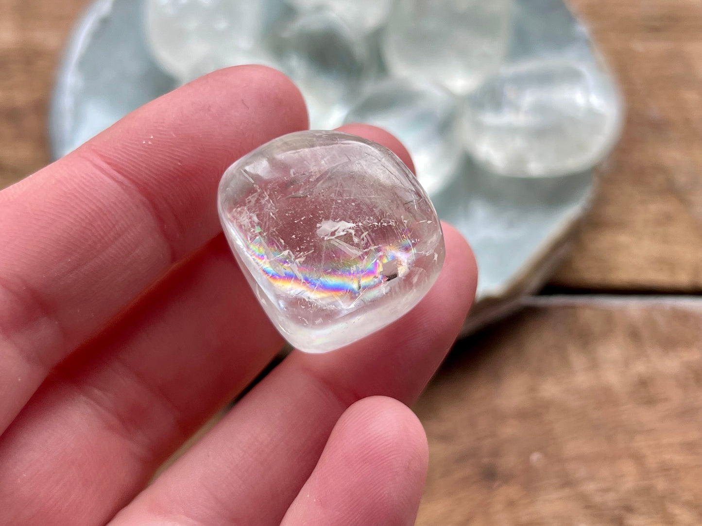 Clear Calcite Tumbled Stone