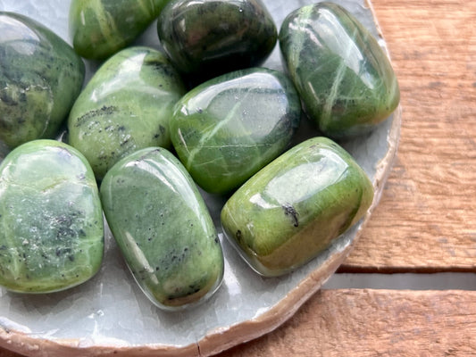 Jade Nephrite Tumbled Stone