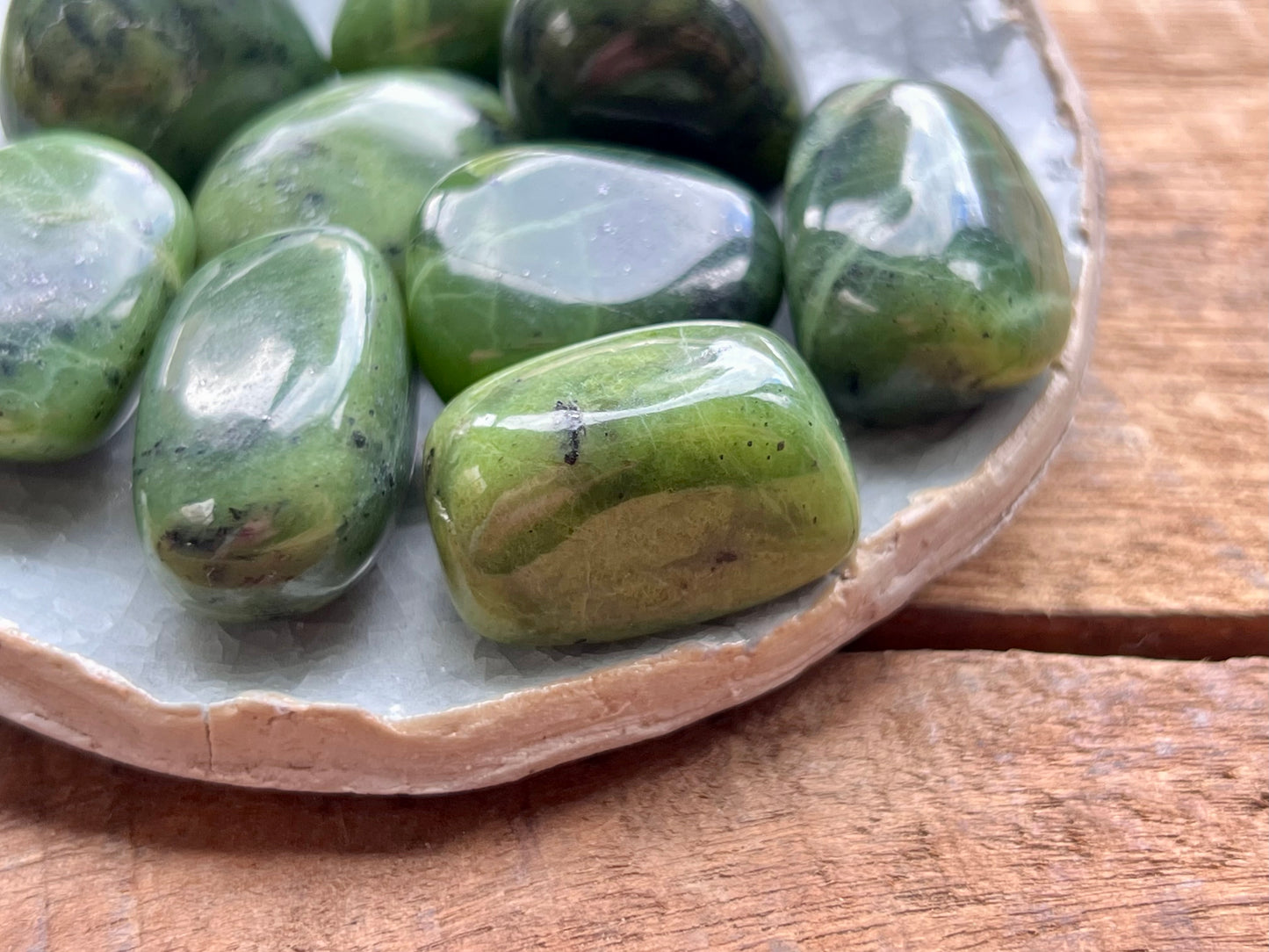 Jade Nephrite Tumbled Stone