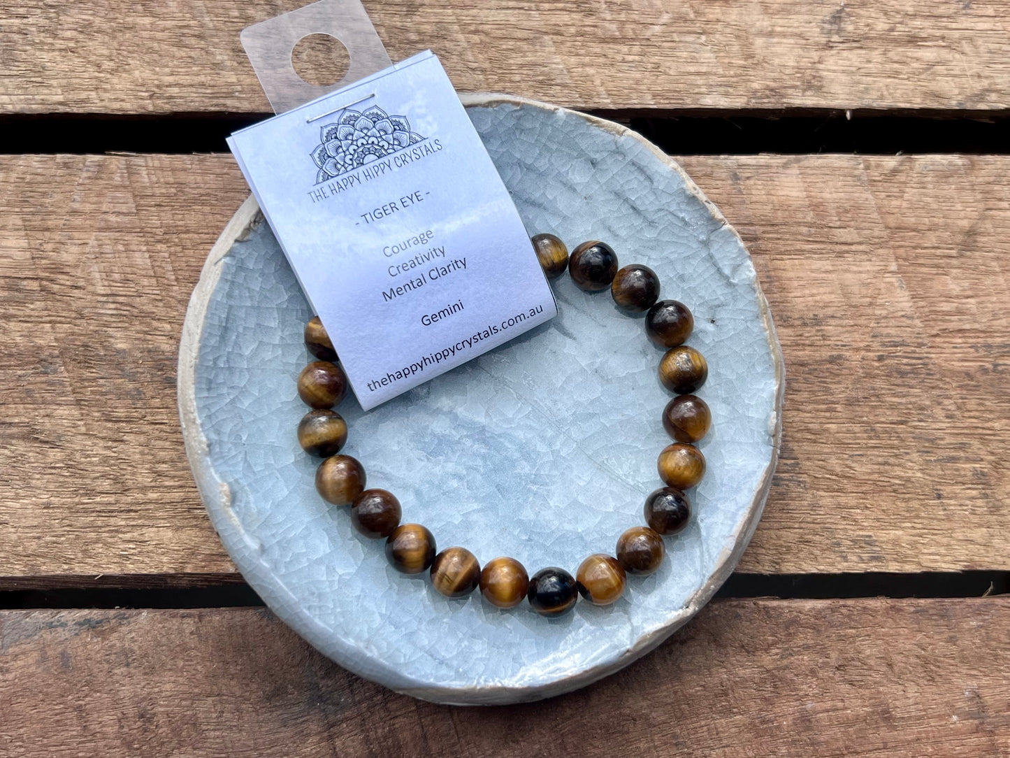 Tiger Eye Tumbled Bracelet