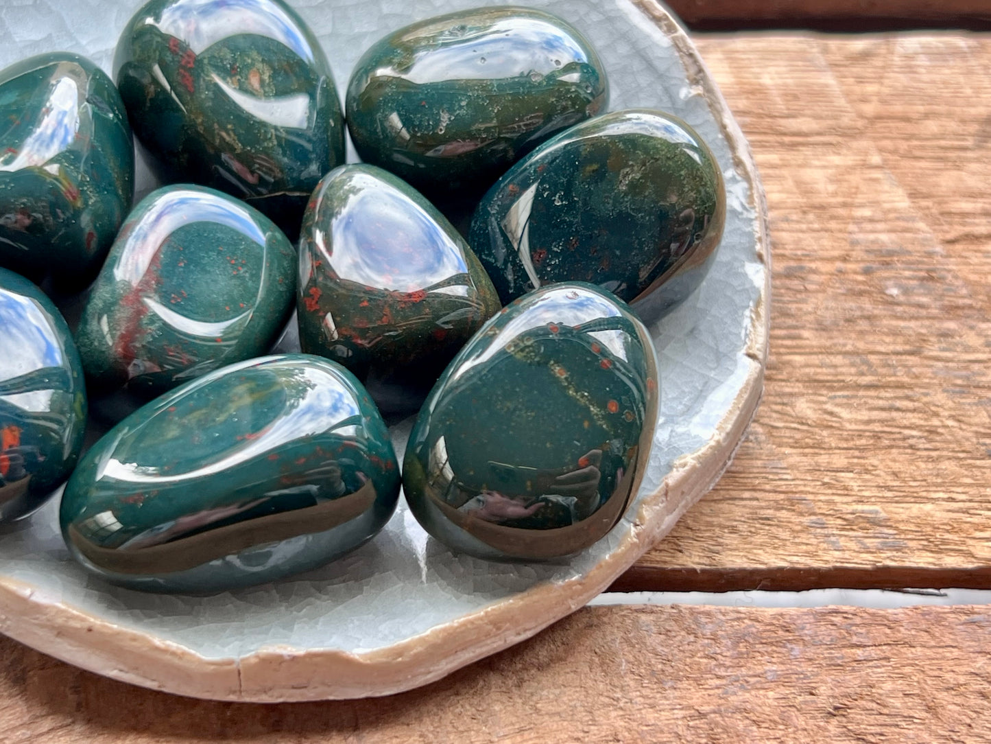 Bloodstone Tumbled Stone