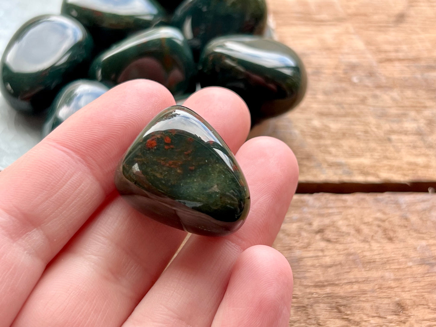 Bloodstone Tumbled Stone
