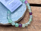 Rainbow Fluorite Tumbled Bracelet