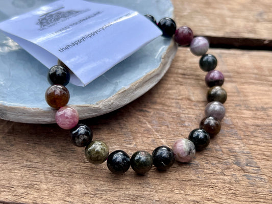 Mixed Tourmaline Tumbled Bracelet