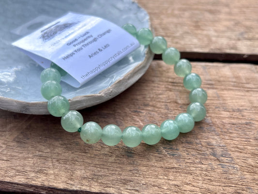 Green Aventurine Tumbled Bracelet