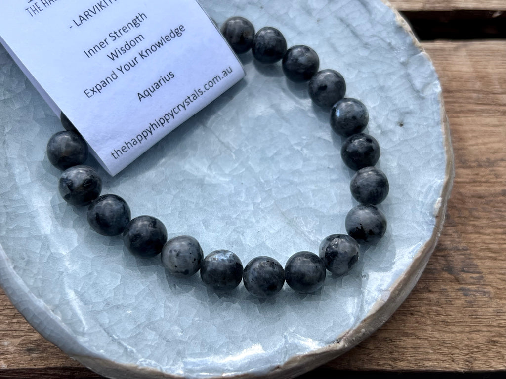 Larvikite Tumbled Bracelet