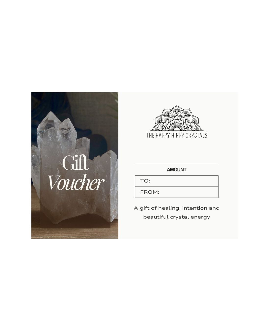 The Happy Hippy Crystals - GIFT VOUCHER